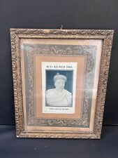 Old Lithograph Print Bal Gangadhar Tilak Independence Activist In Wooden Frame picture