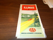 1951 AAA Illinois Vintage Road Map  picture