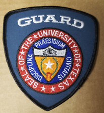 TX University of Texas Guard Police Shoulder Patch picture