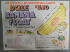 Dole Bananas Ad: Dole Banana Float from 1977 Size: 11 x 15 inches picture