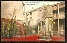Court Yard Cistern 1918 Postcard French Quarter New Orleans Unused picture