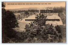 c1940 Bath House Parking Area Rocky Neck State Park Lyme Connecticut CT Postcard picture