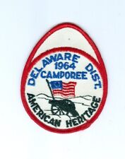 1964 Delaware District Camporee patch picture