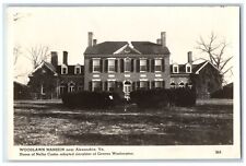 Nellie Custis Home Woodlawn Mansion Near Alexandria VA RPPC Photo Postcard picture