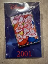 Disney Store pin 2001 Snow White Seven Dwarfs 7 Dwarves Bashful Doc Grumpy NEW picture