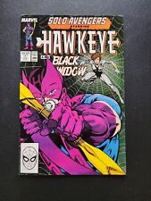 Marvel Comics Solo Avengers #7 June 1988 Hawkeye & Black Widow picture