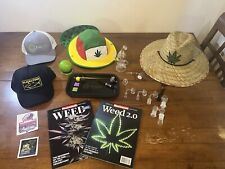 420 Weed Marijuana Collection- Hats Posters Glass Pieces Magazines Trulieve picture