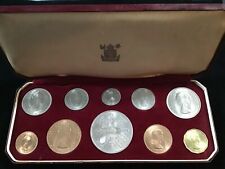 Rare 1953 United Kingdom Queen Elizabeth II Coronation Mint Set Crown Excellent picture