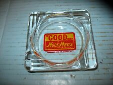 Vtg MoorMan's Feeds Glass Ashtray picture
