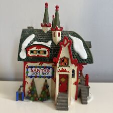 Dept 56 Christmas SANTA'S LIGHT SHOP North Pole Series Village Building picture