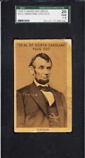 1880’s N412 Marburg Bros. ABRAHAM LINCOLN SGC 20 - Lone example on the SGC Chart picture