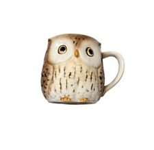 Vintage Otagiri Japan Ceramic Brown Owl Shaped Coffee Cup Mug  picture
