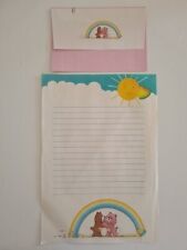 Vintage Care Bears  Stationary Rare From Brazil - Collectible Letter Paper picture