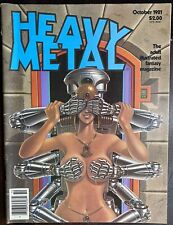 Heavy Metal Fantasy Magazine October 1981 Corben Steranko Caza FN picture