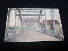 The Draw Bridge Middletown Conn. Postcard 1908 Double Postmark picture