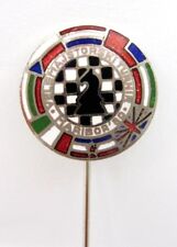 Chess Grandmaster Tournament 1980 Maribor Official Pin Badge Rare picture