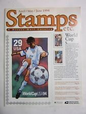 - 1994 USPS Direct Mail Stamp Catalogue Apr-May-Jun Edition World Cup picture