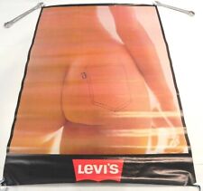 RARE LEVI'S NUDE POSTER 1970's FAMOUS  AD POSTER VAN BLADEL PRE OWNED 33