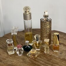 Perfume Bottle Lot Of 10 Miniature Some Full Vintage Estee Lauder Elizabeth More picture
