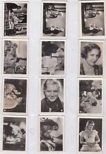 1930's JASMATZI FILMBILDER GERMAN MOVIE STARS, SERIES 5, LOT OF 12/168 + 1 DUP picture
