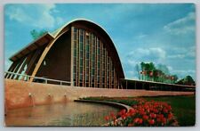 Jamestown VA Virginia Postcard Reception Center Festival Park Building Fountain picture