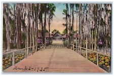 c1920's Moon Lake Dude Ranch New Port Richey Florida FL Unposted Lodge Postcard picture