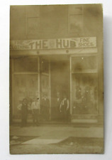 The Hub Madison Wisconsin Clothing Shoe Store c1908 RPPC Photo Postcard RARE picture