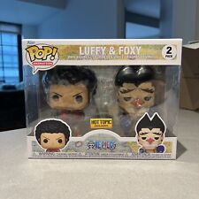 Luffy And Foxy 2 Pack Common Funko Pop One Piece IN HAND FAST SHIP picture