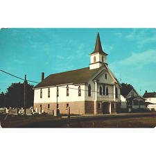 Postcard Maryland Smith Island Ewell Methodist Church Exterior Chrome Era picture