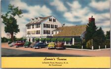 Hampton, New Hampshire Postcard LAMIE'S TAVERN Lafayette Road Linen c1950s picture