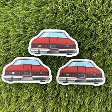 1976 Chevy Caprice Stickers (Pack of 3) picture