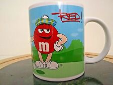 NEW VINTAGE Gallerie Red and Blue Sports M&M Coffee Cup Mug  picture