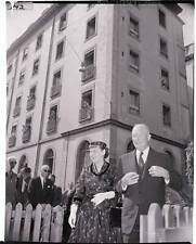 President and Mamie Eisenhower 1955 Photo - Looking Around. Geneva, Switzerland: picture