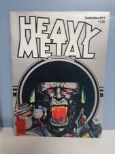 Vtg Heavy Metal Magazine Sept. 1977 Mobeus Artwork Nice Condition picture