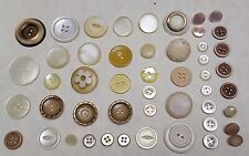 Vintage Lot of Yellow, Cream, Beige Buttons. picture