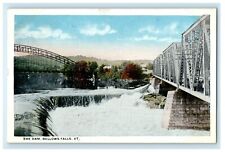 c1917 The Dam, Bellows Falls Vermont VT Antique Posted Postcard  picture