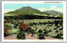 Bedford, Virginia VA - The Mountain Peaks of Otter - Vintage Postcard - Unposted picture