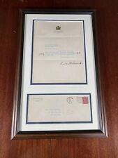 Franklin D Roosevelt Signed Letter With Hand Written Corrections As NY Gov. picture