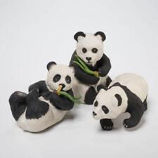 Boehm Porcelain Panda Seated Resting Cub Figurine 3pc Group 40237 40238 200-97 picture