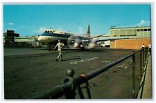 c1960's United Air Lines Viscount at Buffalo Int'l Airport New York NY Postcard picture