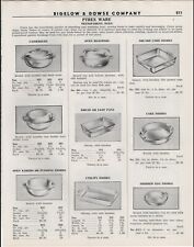 B&D VTG 1952 Catalog Pages, Complete PYREX Catalog Section, Wares & Accessories picture