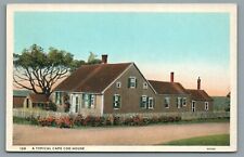 A Typical Cape Cod House Massachusetts White Border Vintage Postcard picture