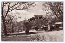 c1940's Entrance Arch to Cave of the Mounds Blue Mounds Wisconsin WI Postcard picture