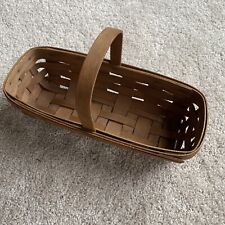 Vintage Longaberger 11in Bread Cracker Basket 1986 Signed And Hand Woven Great picture