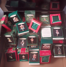 LOTS of Hallmark Keepsake MINIATURE Christmas Ornaments 1998-1992 YOU PICK picture