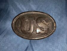 CIVIL WAR UNION ENLISTED BELT BUCKLE COPY LOOKS DUG MILITARY UNION USA ARMY picture