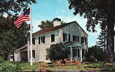 Postcard WI Portage Wisconsin Old Indian House Agency Chrome Vintage PC H1895 picture