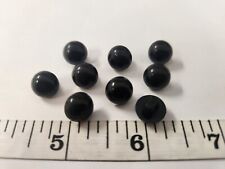 VINTAGE BUTTONS SET OF 24 TINY SMALL BLACK TUZ3564 picture