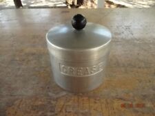 vintage reed aluminum grease container picture