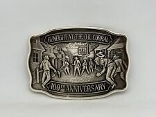Gunfight At The O.K. Corral 100th Anniversary 168gr Solid Sterling Silver Buckle picture
